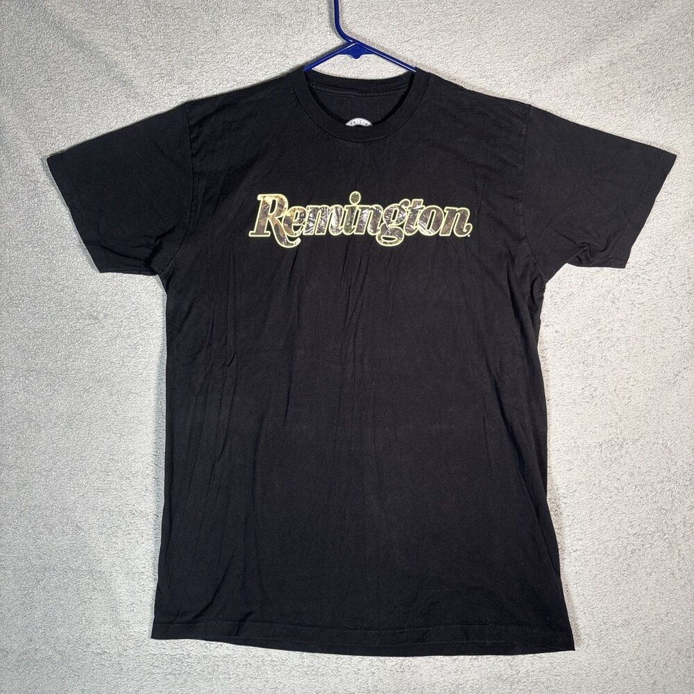 Remington T Shirt Men's Size L Patriotic USA Grunge Guns‎ Firearms Logo Hunting